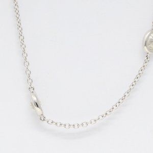 14K White Millennial Sunrise Bezel Diamond Necklace 3.25Ct Si C22000022